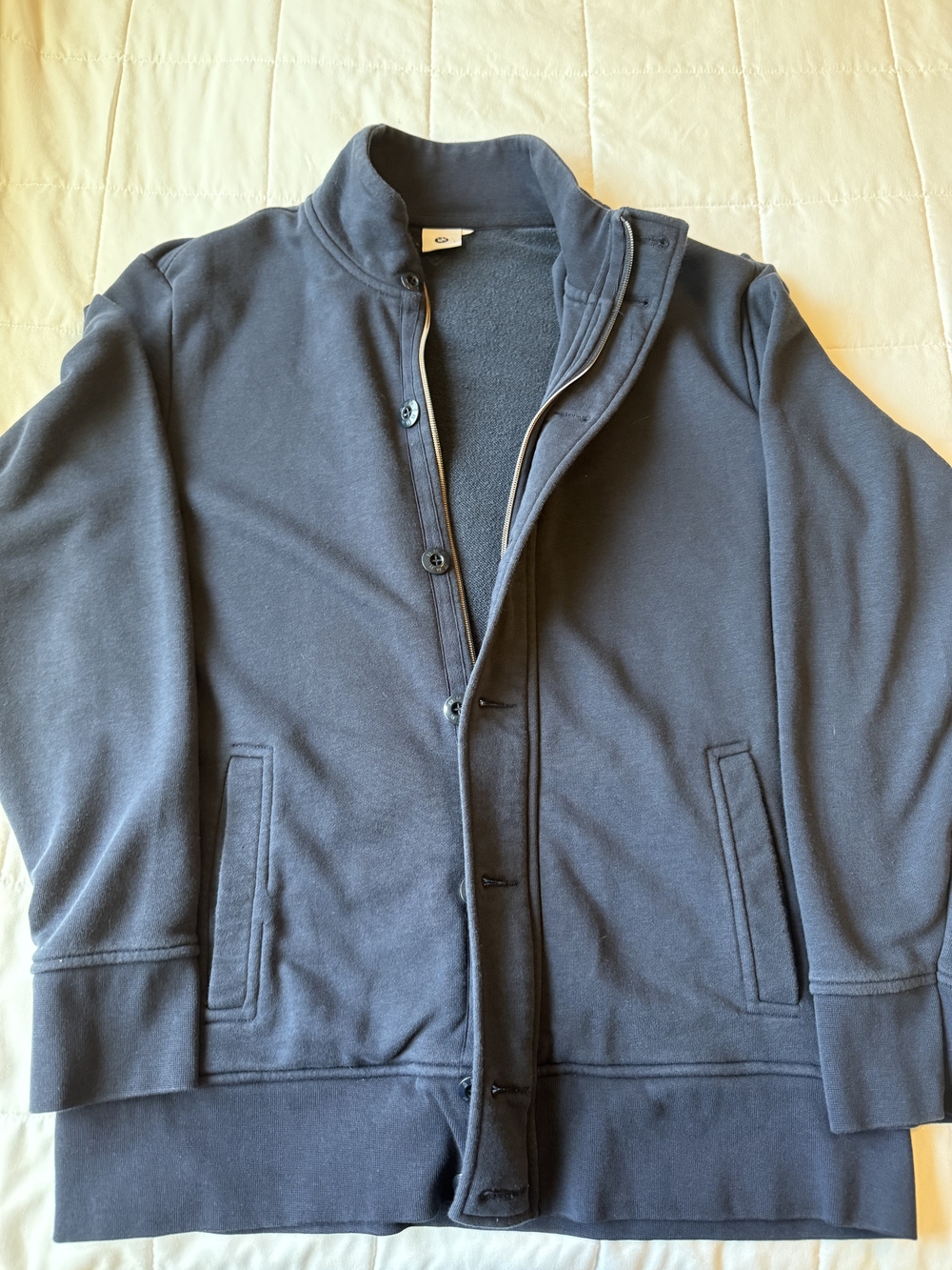 BMW Men's Cardigan / Thick Fleece Jacket